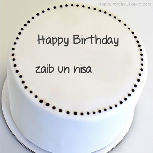 write name on Simple Round Cake